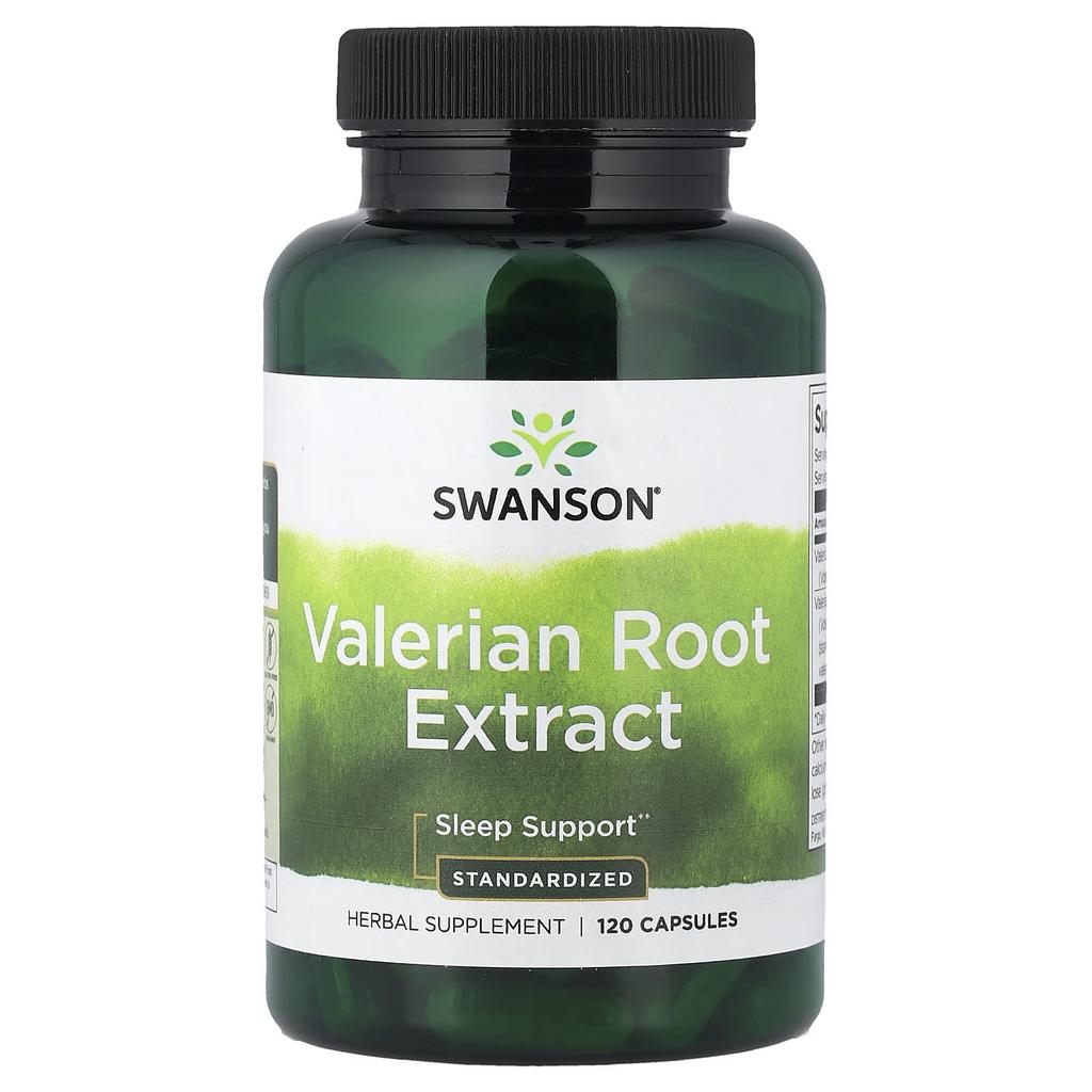 Valerian Root Extract, Standardized, 120 Capsules