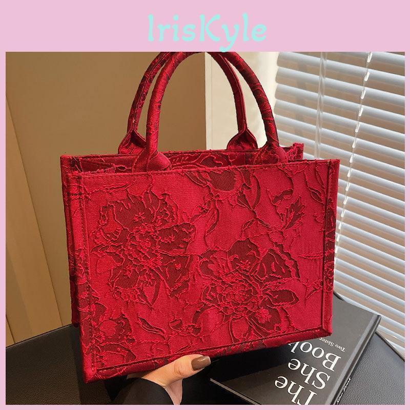 As Bag Handheld Embroidered Wedding A Souvenir A Fashionable Largecapacity Exquisite Brides Bag