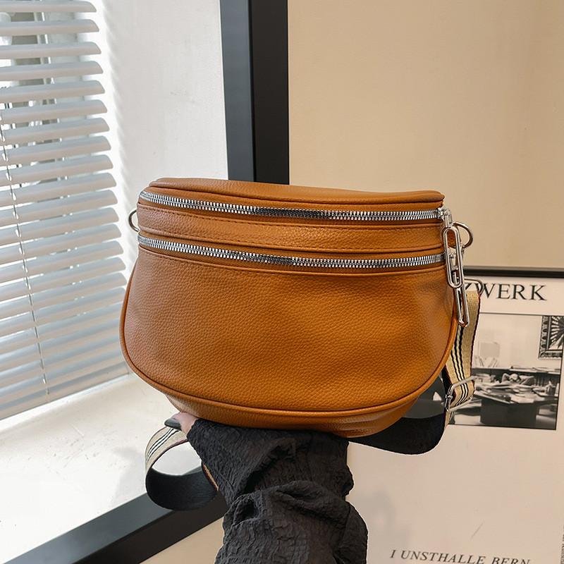 Simple City Chic Crossbody Bag With Inner Pouch And Single Strap For Everyday Use