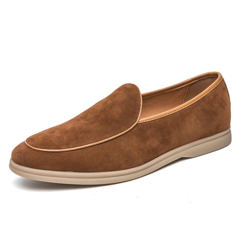 High Quality Suede Leather Men Loafers Fashion Men's Casual Shoes Spring Autumn Men's Flats Shoes Comfortable Driving Shoes