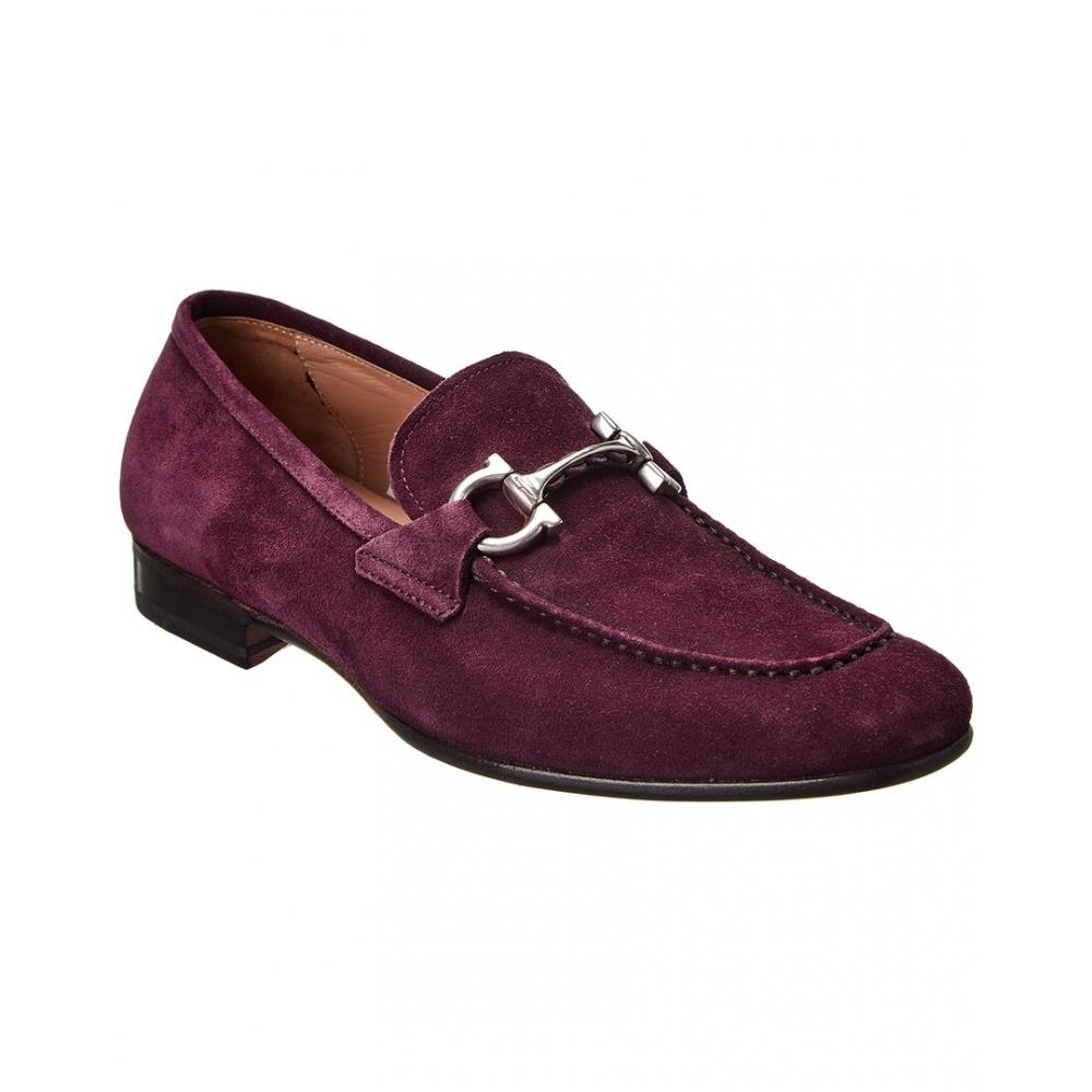 

Salvatore Ferragamo Ferragamo Steve Замшевые лоферы фиолетовый