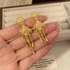 Women's Retro, Exquisite, Versatile, Light Luxury, Hollow Tassel Fashion Earrings