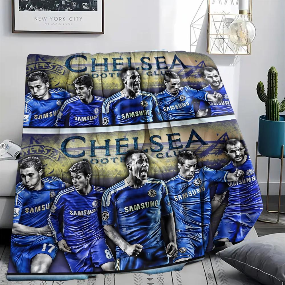 

Chelsea,pattern Flannel Blanket, High quality Comfortable for All Seasons, Home Decor, Warmth and Comfort, Perfect for Gifts. 130cm x 150cm