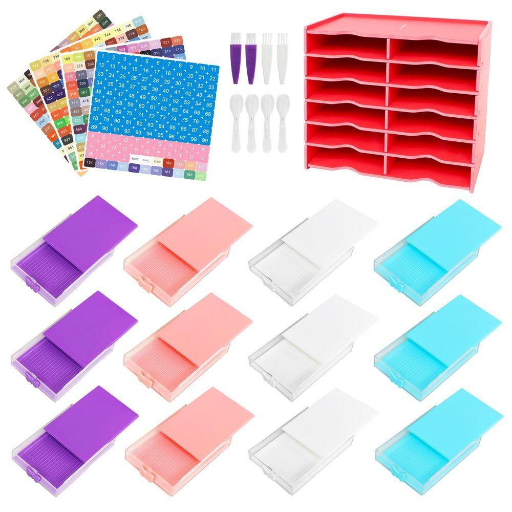 Stackable Drawer Box Tray Embroidery Beads Sorting Storage Tray  for 5D Diamond Painting