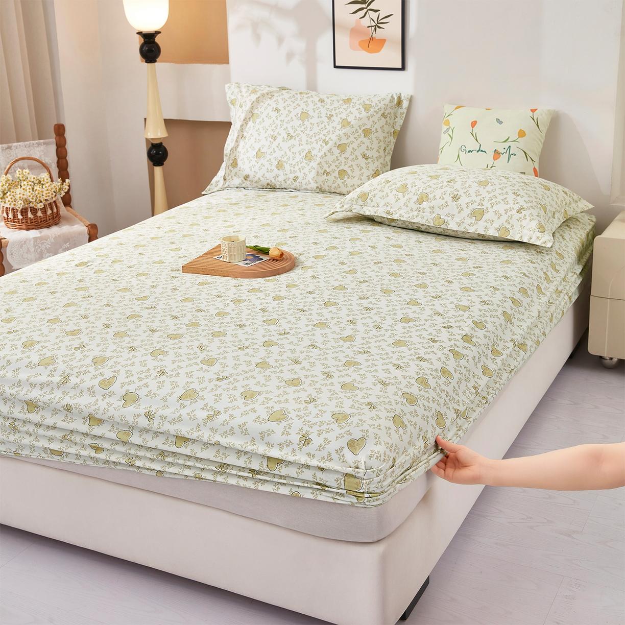 

1 шт. Вязаная двухслойная простыня из ХЛОПКОВОГО ВОЛОКНА без наволочки или вставки Удобная для спальни Отель Все сезоны 90X200CM