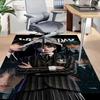 1pc Wednesday Addams Carpet Anti Slip Polyester Floor Mat for office.Bedroom