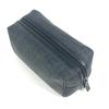 FENDI Zucca logo bag pouch Cluch Bag  PVC Black