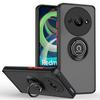 Silicone case for Xiaomi Redmi A3, with camera protection, transparent/black