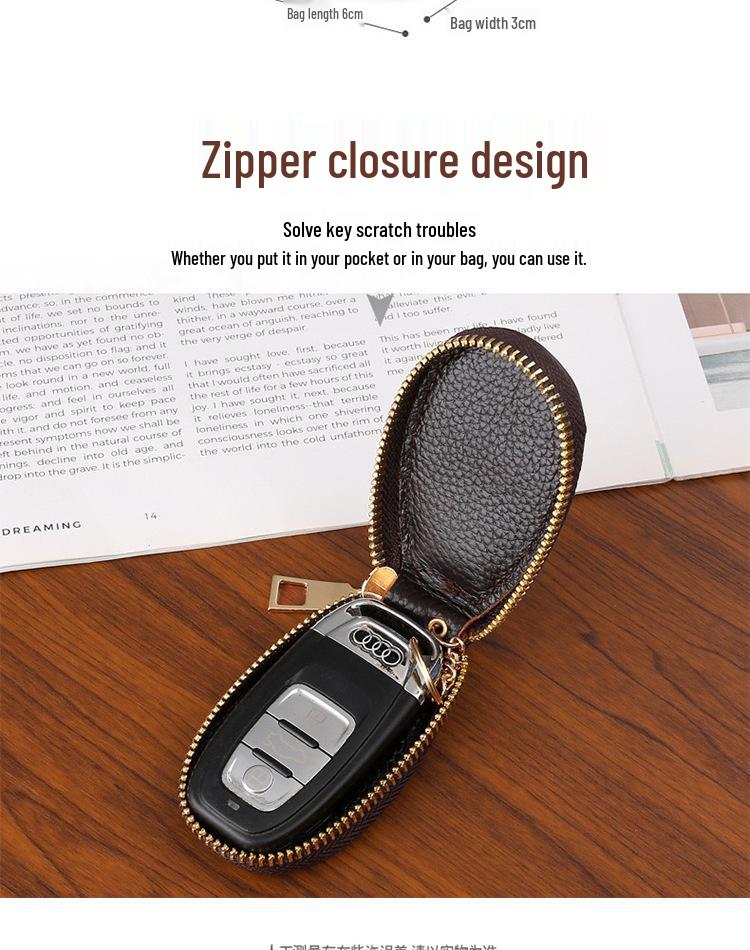 Versatile Unisex Key Case: Fashionable, Large-Capacity, Portable Waist Clip for Convenient Storage