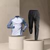European Autumn Men's Long Sleeve Sports Set - High Quality Casual Running Suit