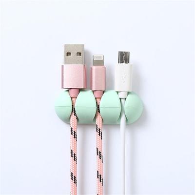 Self-Adhesive Desk Cable Organizer Cable Clips Wire Holder Desktop USB Cord