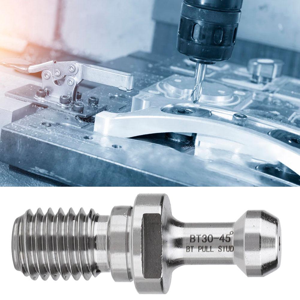 45 Degrees  Chrome Plated Steel Pull Stud Retention Knob for Milling Tool Holder (BT30 45 Degrees )