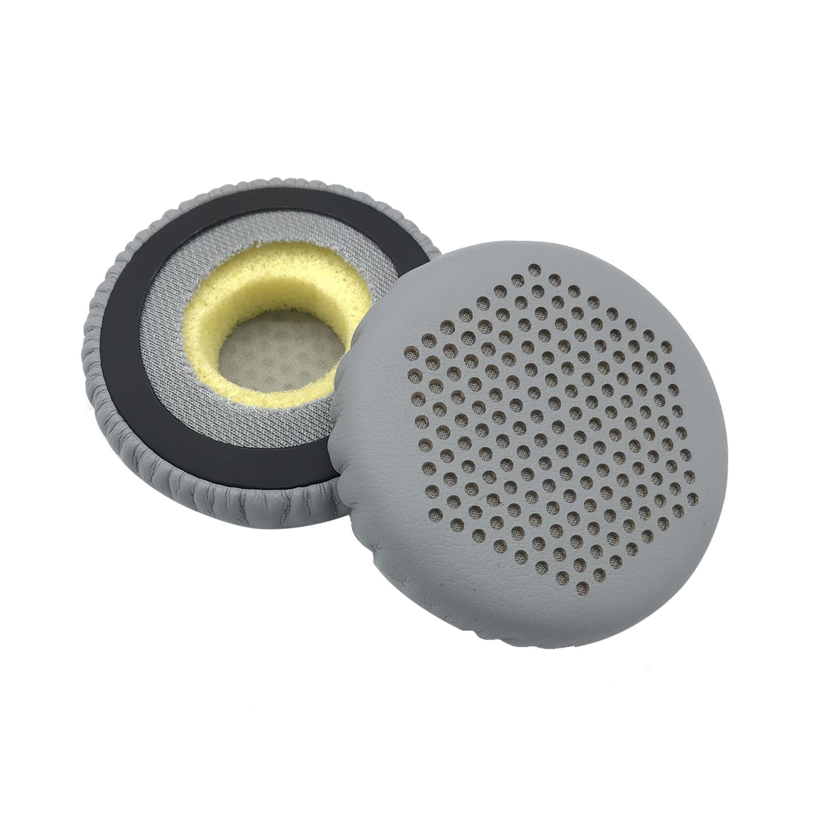 

1Pair Replacement Foam Ear Pads Cushion Cover for Evolve 20 20se 30 30II 40 65 Headphone Earmuff Headset Sleeve 1 сірий колір