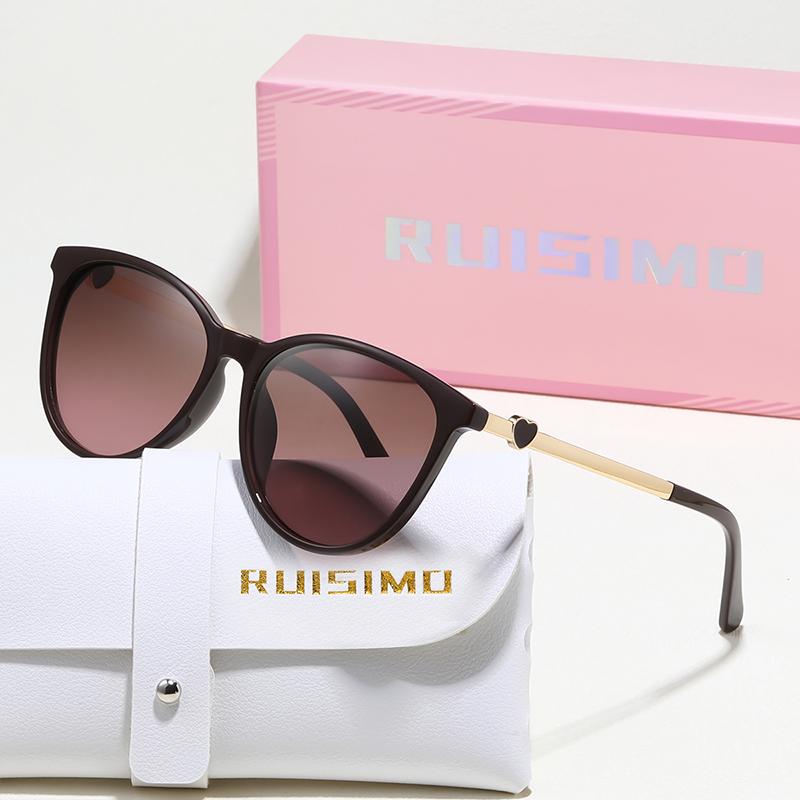 

RUISIMO Polarized Vintage Fashion Round Sunglasses Women Men Retro Metal Brand Sun Glasses Fishing Driving Male Female Glasses