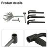 Feeler Gauge Tool Engine Adjustment Tool For DIY Projects 152mm 5.98 In Feeler Gauge Non-slip Handle Compatible With Motorcycles