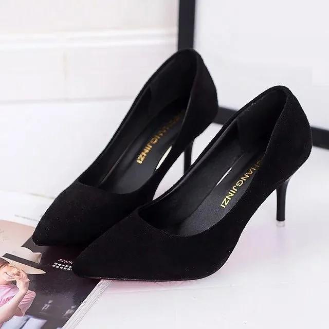 Fashion Women Shoes Pointed Toe Pumps Patent Leather Dress Red 8CM High Heels Boat Shoes Shadow Wedding  for Wedding Women