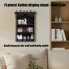 Large Floating Shelves for Wall Crystal Display Shelf Wall Mounted Storage Stand Case Box for Witch Wiccan Decors,Gift HX6C