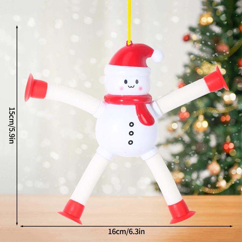Christmas Tree Hanging Decorations Santa Elk Bear Cloth Doll Pendants Christmas Party Atmosphere Decor Ornaments Favors Gifts