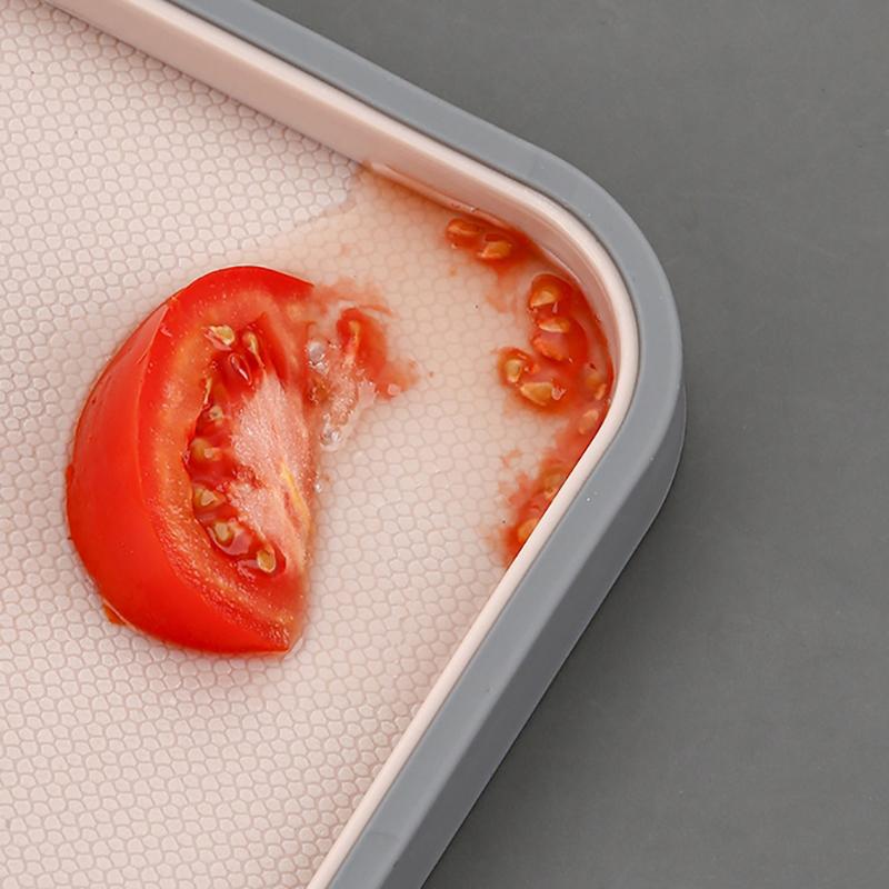 Wheat Straw Cutting Board Vegetable Meat Chopping Board Hanging Hole Spillover Prevention Kitchen Accessory Garlic Grinding