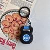 Eco Mini Gummi Pickleball Schläger Schlüsselanhänger - Sportrucksack Anhänger