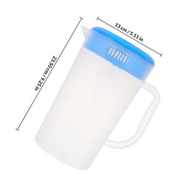 Large Capacity Pitcher Cold Water Bottle Elegant Design Heat Cold Resistant Scented Tea Juice Container Home Decoration