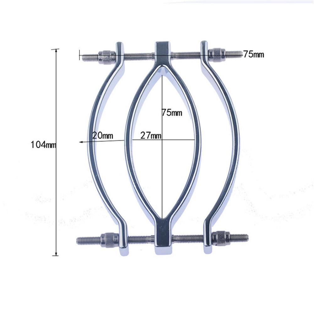 Erotic Toys Vagina Clitoris Stimulator Metal Labia Clip  Clamp 18 Adult Games G-spot Female masturbation Sex Toys For Women