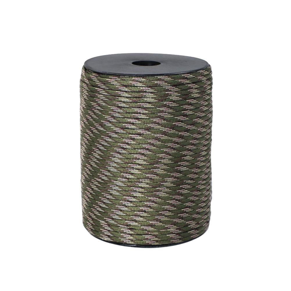 9 Core 550g Paracord 100m Dia.4mm Tactical Standard Parachute Rope Tent Lanyard Accessories for Survival Bracelet DIY Making