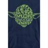 STAR WARS Herren Yoda Text Head Hoodie