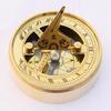 Handmade 3 Inch Brass Compass Vintage Marine Brass Sundial Compass With