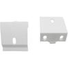2PCS Venetian Blinds Headrail Support Brackets White Mounting Brackets for Beam Folding Blinds