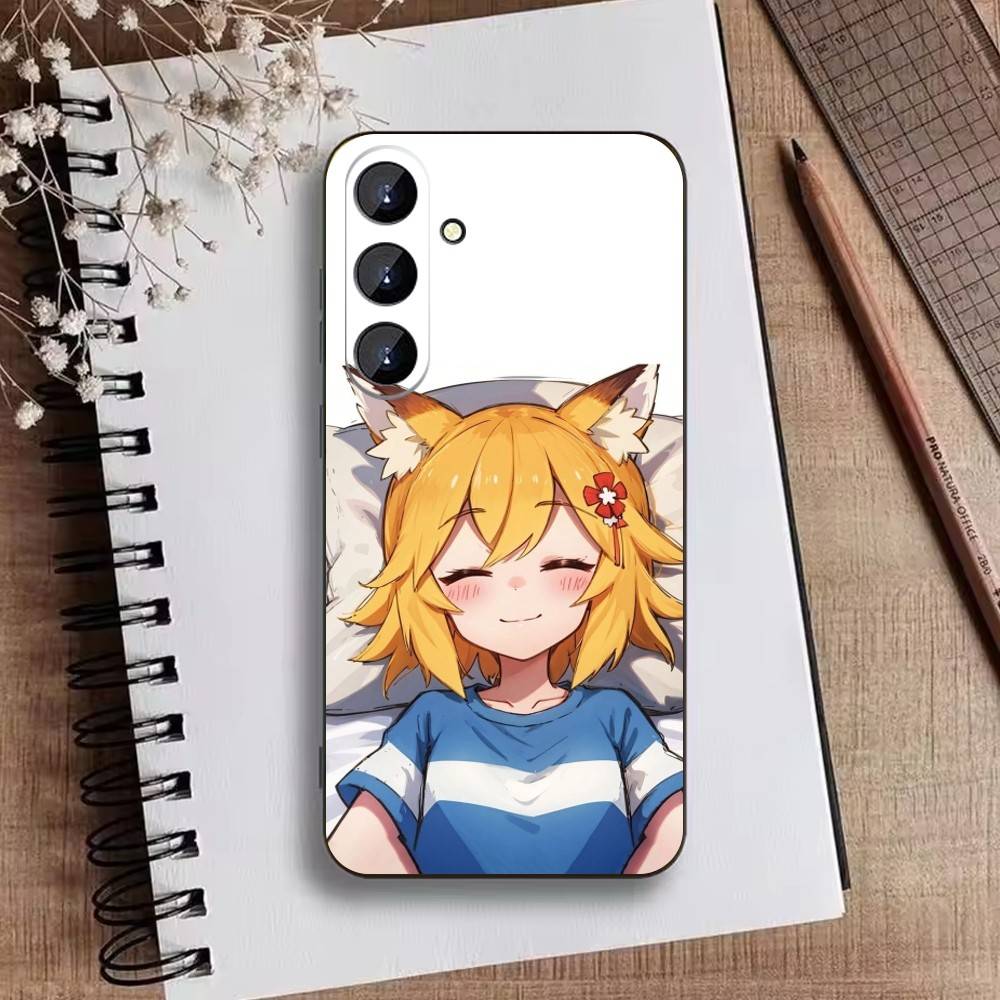The Helpful Fox Senko-san Senko  Phone Case For Samsung Galaxy A73,A72,A71,A70,A52,A51 Others Soft Black Cover Samsung a70