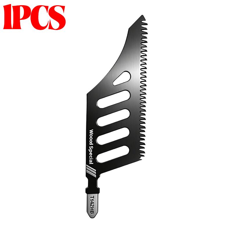 

12/1PCS Jigsaw Blade T-shank Scroll Saws Cutting Blades Replaceable Coarse Teeth for Wood Aluminum Tight Spaces Cutting Tools