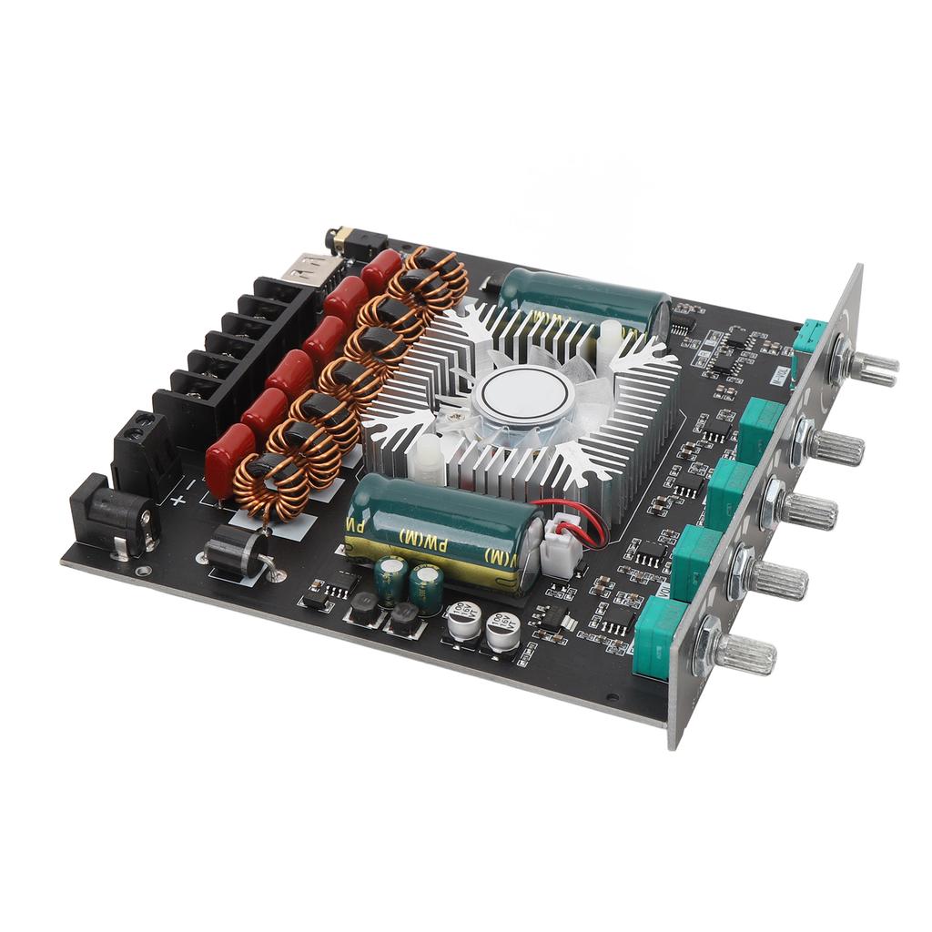 2.1 Channel Bluetooth Power Amplifier Board 220Wx2 350W Treble and Bass TPA3255 Chip Digital Amplifier Board Module