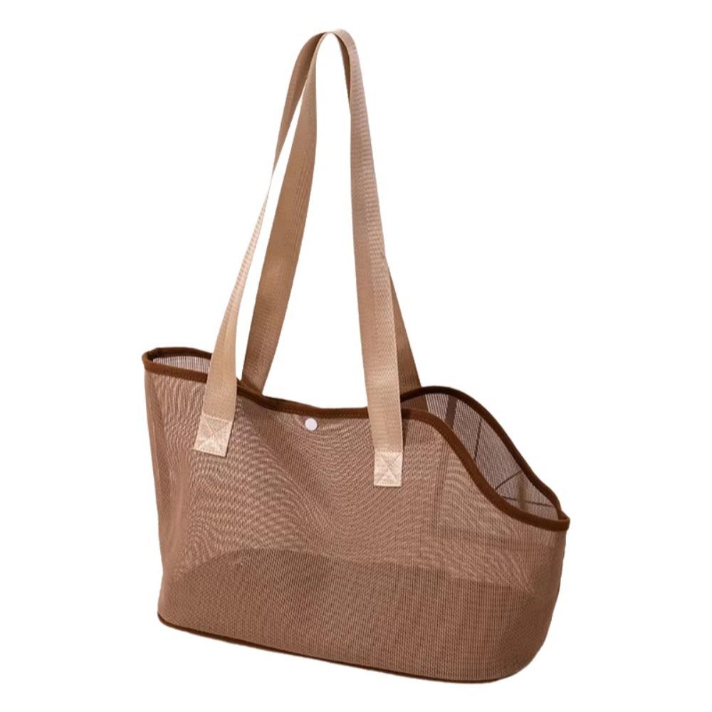 Breathable Cat Handbag Foldable Design Large Capacity Cat Carrier Sling Bag Lightweight Comfortable Dog Shoulder Bag For Rabbits