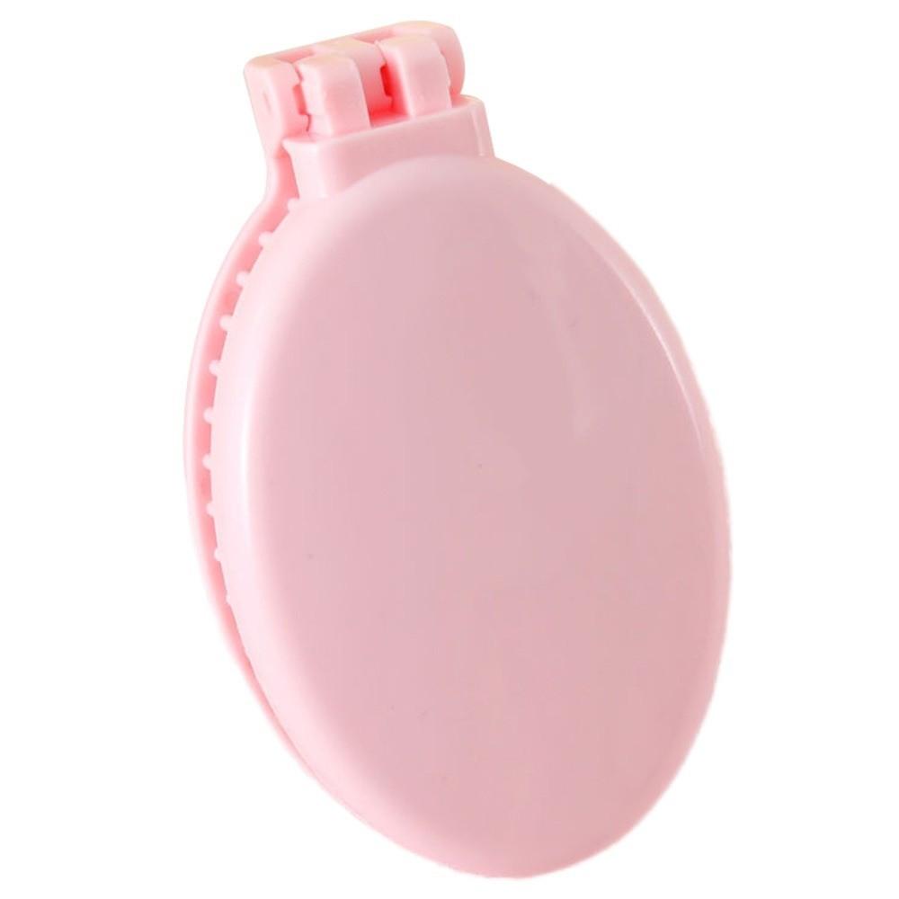 Mini Foldable Hair Brush with Mirror Air Cushion Comb Portable Folding Hair Comb Travel