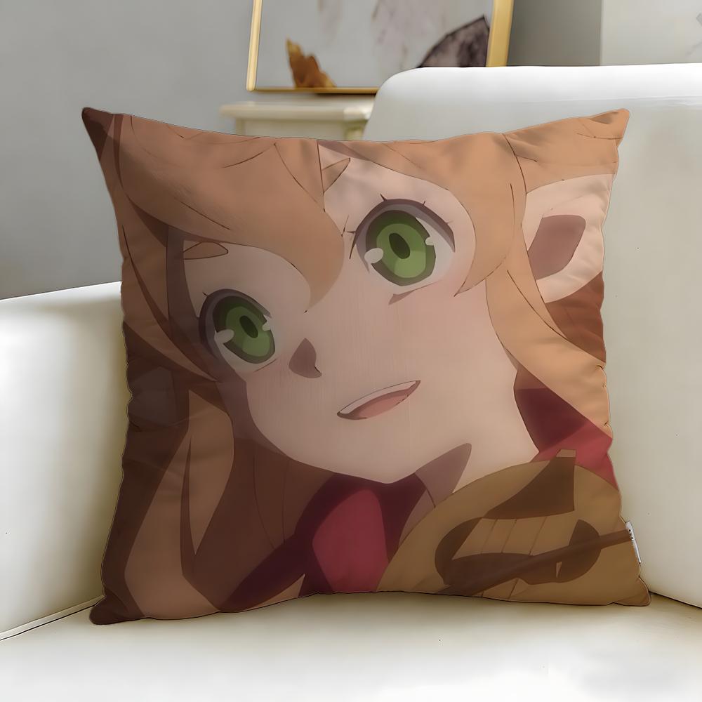 anime The Faraway Paladin Cushion Cover Soft EasyWash Pillow Case Versatile for Couch Bed Travel and Office