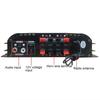 1600W Spitzenleistung HiFi-Soundverstärker Digitaler 4-Kanal-Audioverstärker Bluetooth Karaoke-Player UKW-Radio Unterstützung Fernbedienung