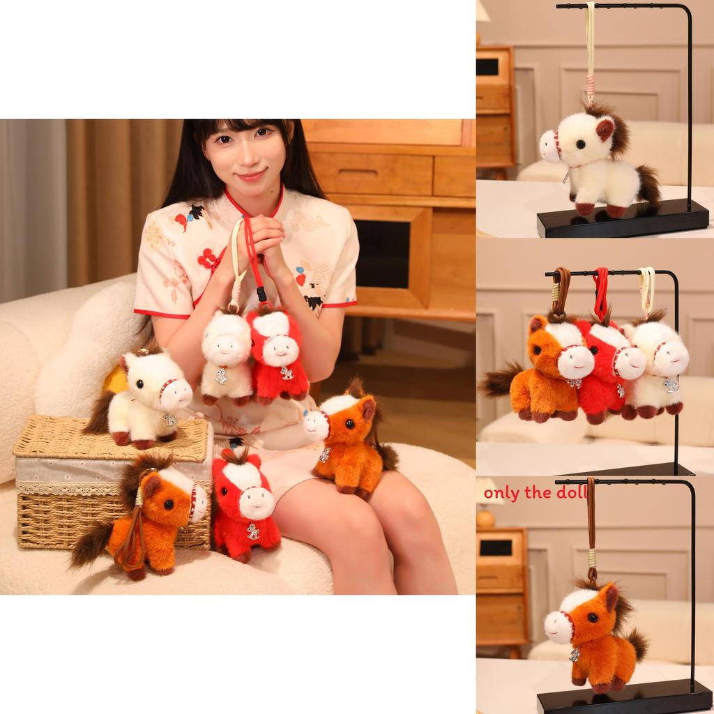 Chinese Zodiac Horse Plush Toy Gift For Lunar New Year Collectors Edition Stuffed Animal