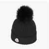 Moncler Pom Pom Beanie Logo Patch 3b00007 M1131 999