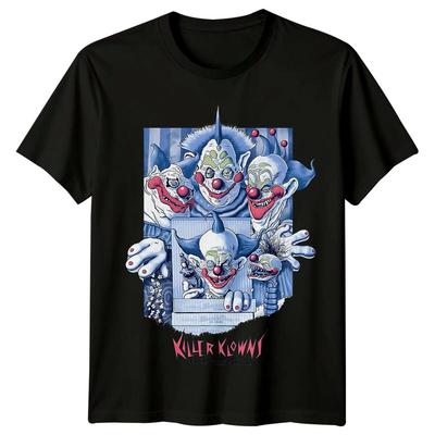 Payasos Asesinos del Espacio Exterior (1988) Camiseta Inspirada en Póster de Película Camiseta Retro