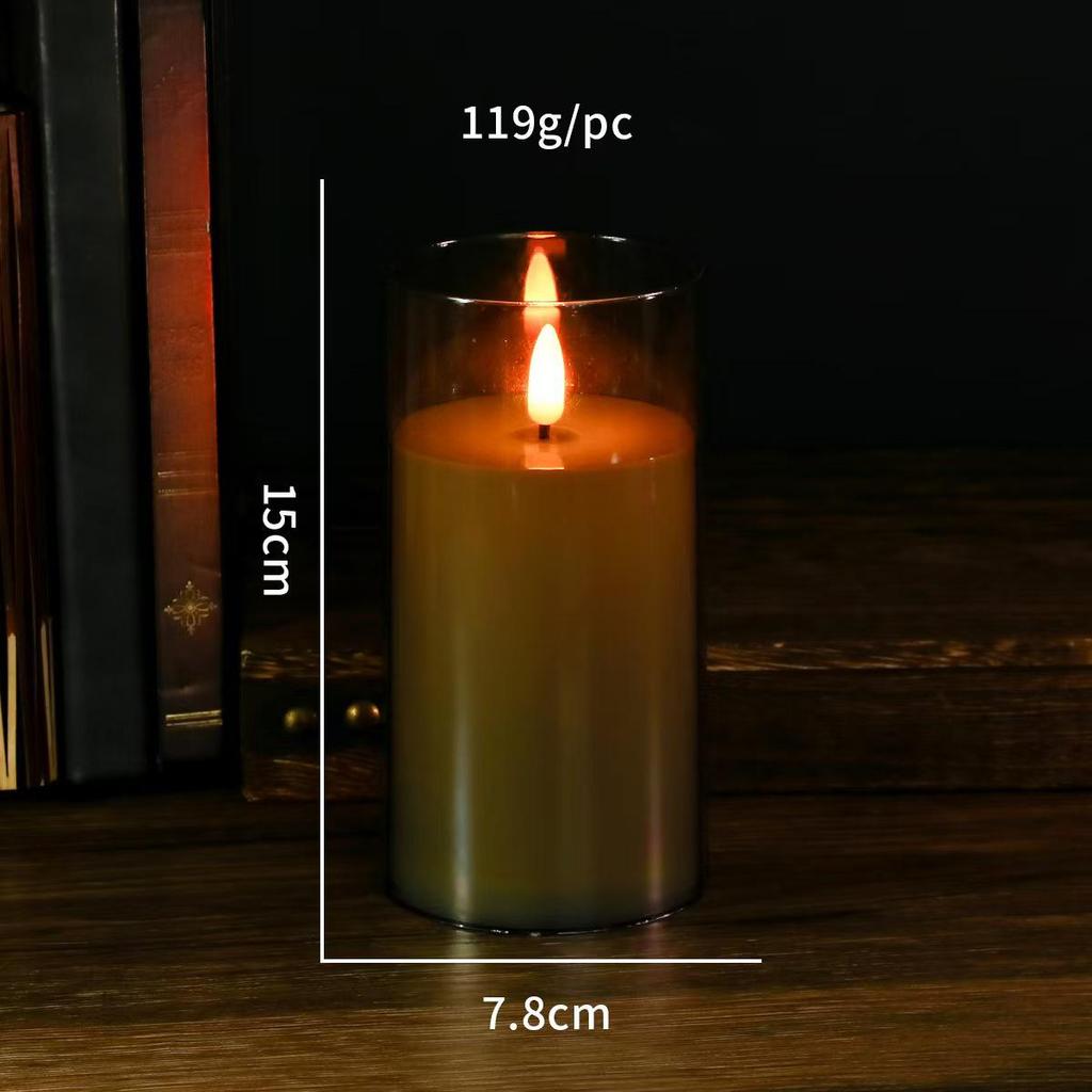 Acrylic LED Candle Light - Creative Wedding Atmosphere Decorations & Photo Props
