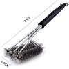 Pizza Stove Oven Clean Copper Brush Scraper Household Grill Brass Bbq Rack Machine Cleaning Brush with Long Handle Pizza Peel