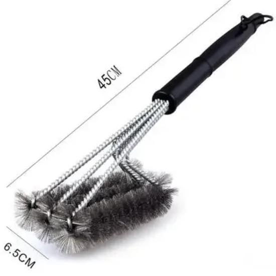 Pizza Stove Oven Clean Copper Brush Scraper Household Grill Brass Bbq Rack Machine Cleaning Brush with Long Handle Pizza Peel