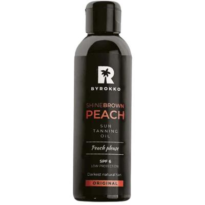 Óleo de pêssego Shine Brown que suporta bronzeado FPS6