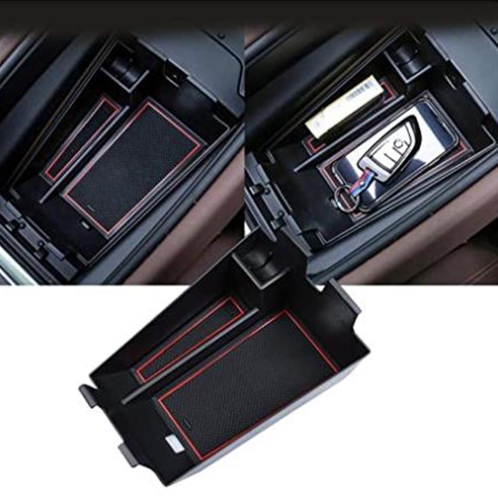 AAAOX1 For BMW 2019 2020 2021 2022 X5 G05 X6 G06 X7 G07 1Pc ABS Inner Armrest Storage Box Decoration Cover Trim Plastic Car Accessories