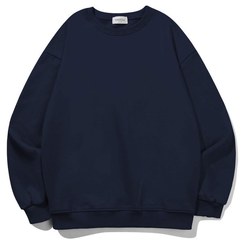 Yda Basic Plain Oversized Sweatshirt_Ot3D000Nv