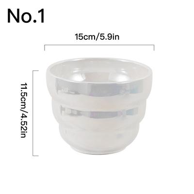 Colorful Ceramic Flower Pot Planter Succulent Pot Indoor Decorations Ornaments Garden Supplies Bonsai Plant Pot