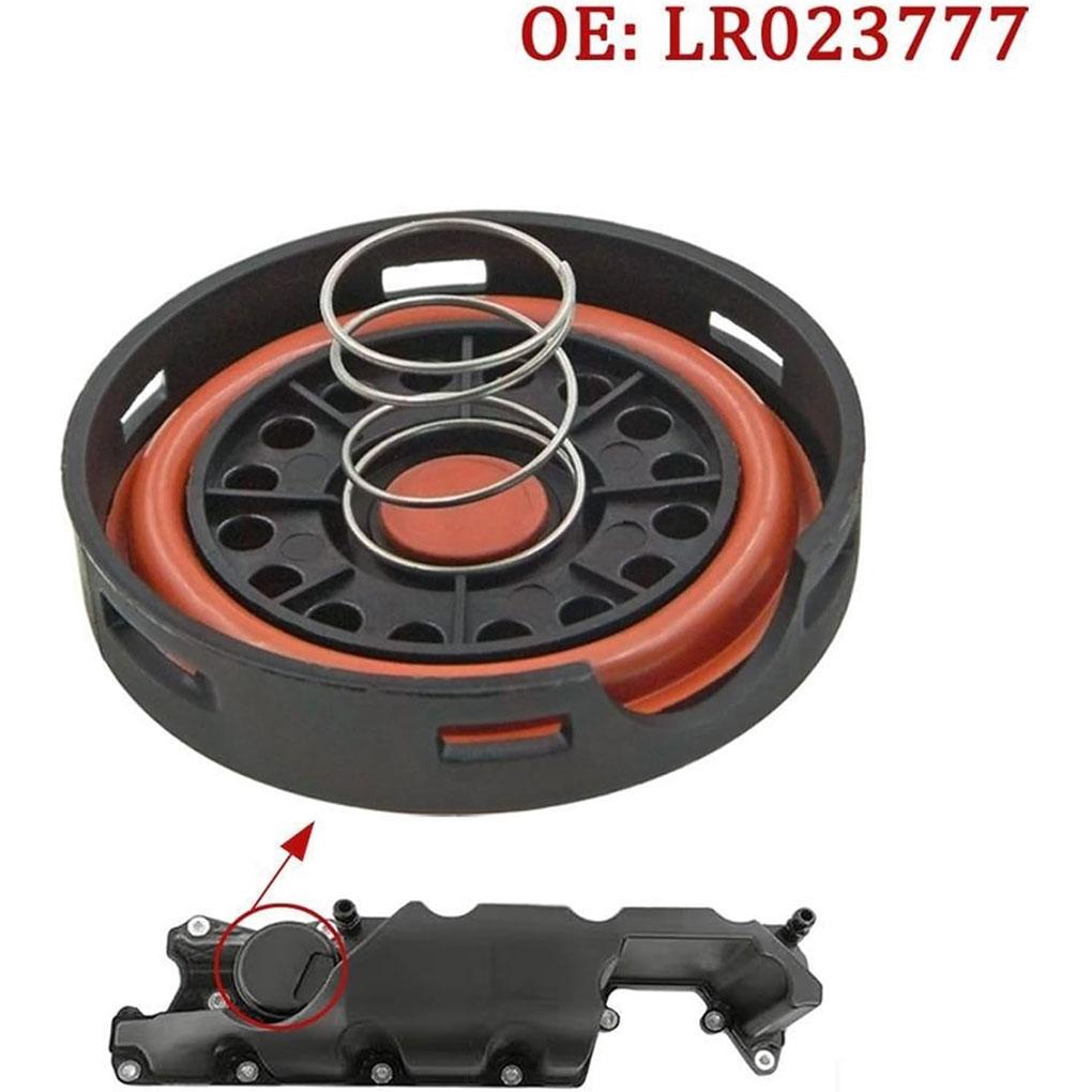 Black LR023777 New Engine PCV Valve Cover LR2 PCV Valve Cover Repair Kit With Membrane XC60 XC70