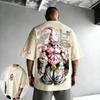 Dragon Ball Anime Majin Buu Printed T-shirt Summer Style Men's and Women's Loose Casual Harajuku Fashion Short Sleeve Top