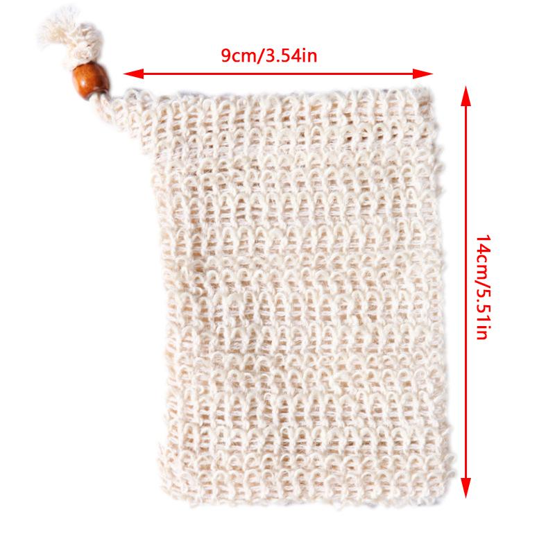 Pěnicí síťka na mýdlo Síťované sáčky Koupelové mycí pomůcky Čištění těla Pomůcka na pěnu Síťka Hloubkové čištění Domácí koupelna Exfoliační potřeby